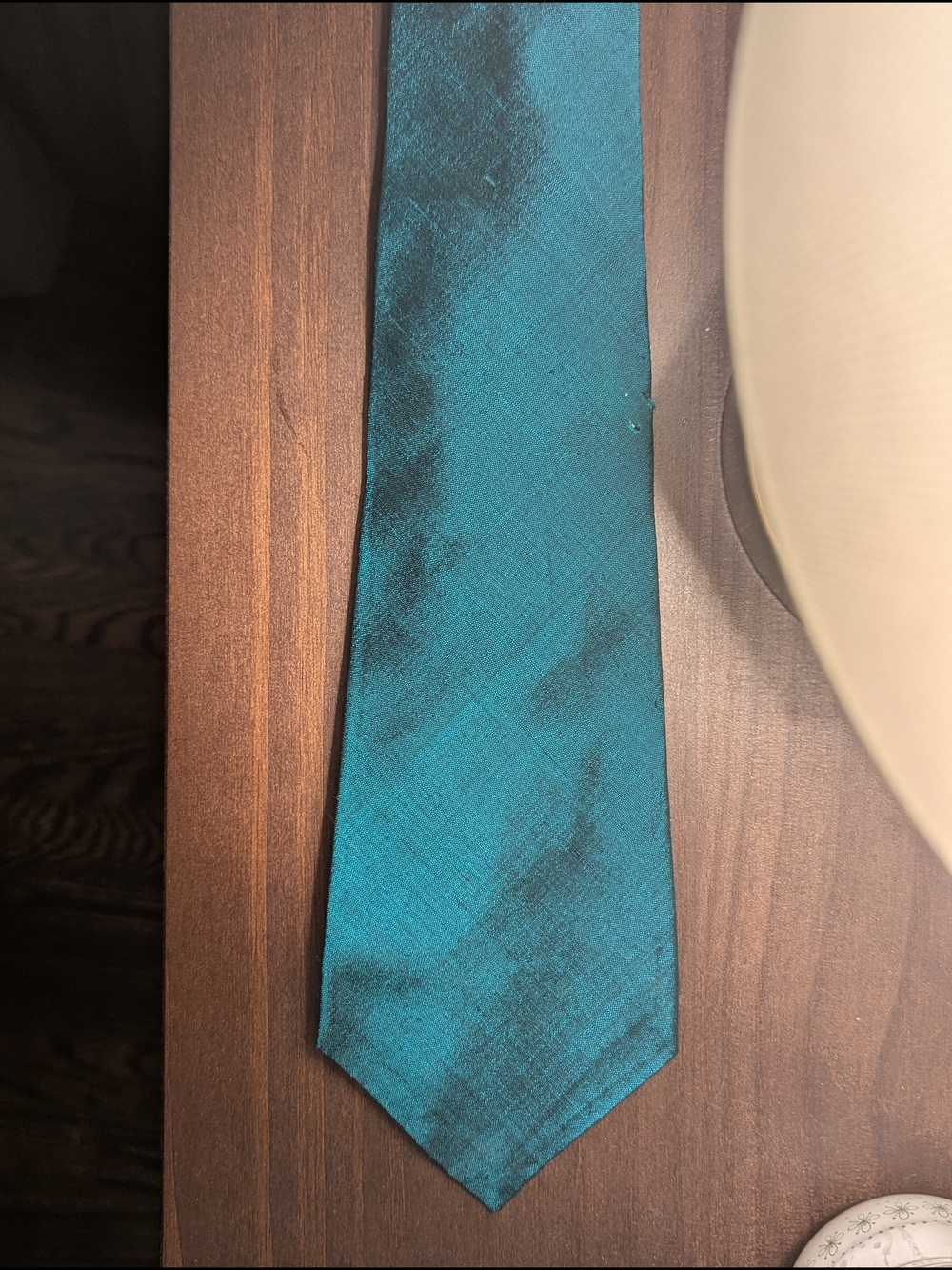 🚨 Jim Thompson Thai Silk Men's Tie Teal Green Handwoven Made In Thailand Luxury